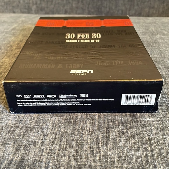 ESPN Films “30 for 30” Season 1 complete DVD Boxed set; all 30 films on 12 DVDs - Picture 2 of 10